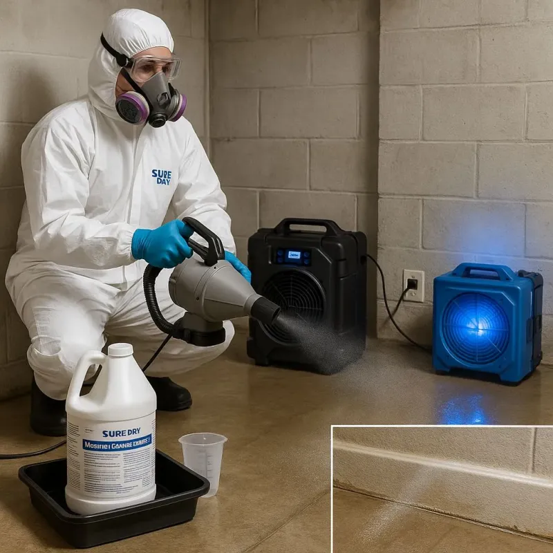 Sanitization and Odor Removal process in Woodside, CA