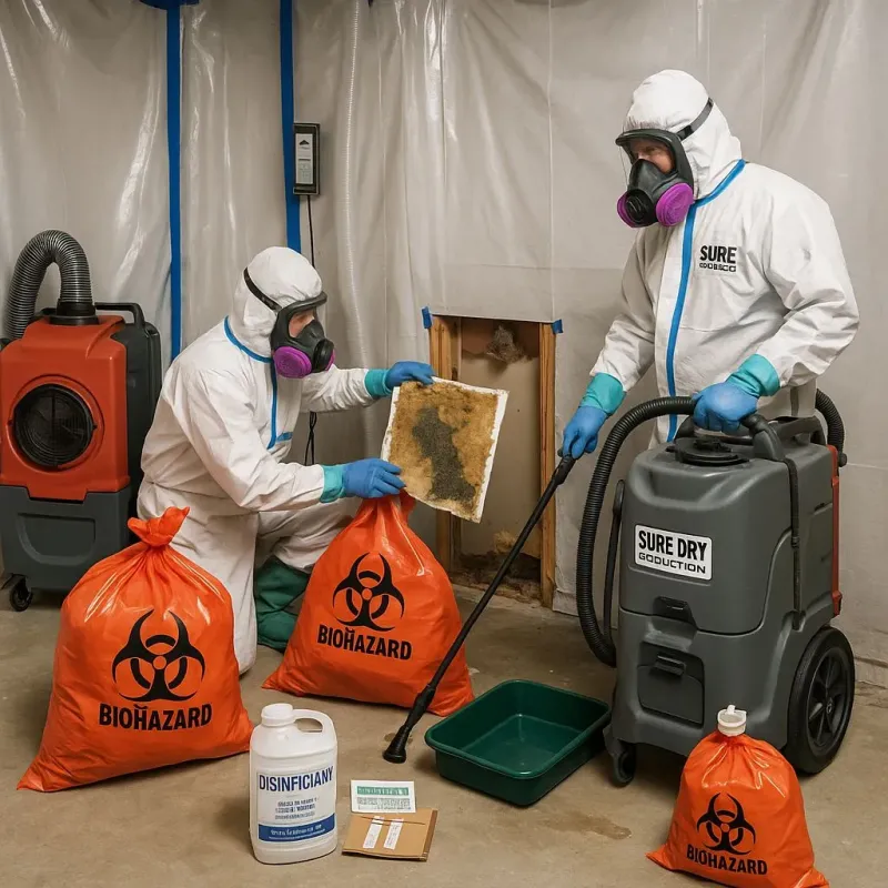 Contaminated Water Handling Protocols process in Woodside, CA