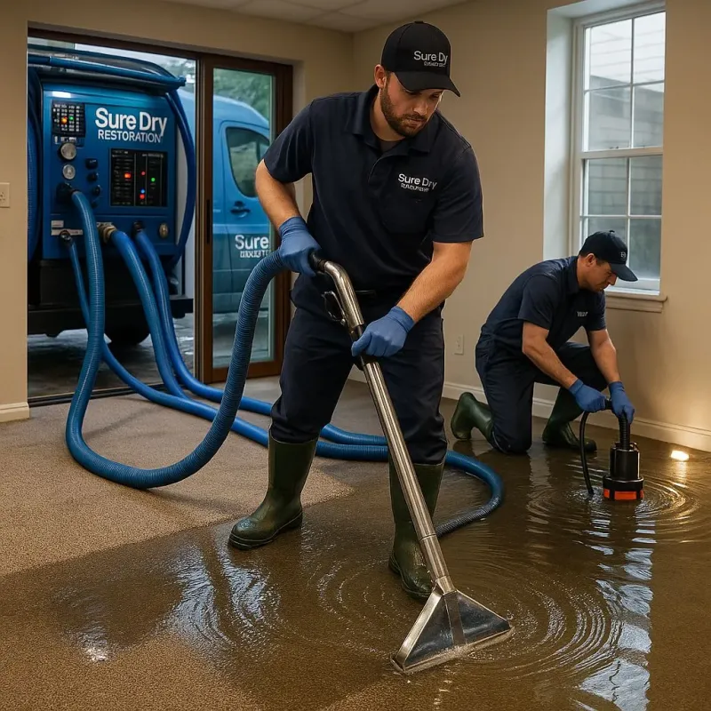 Water Extraction and Removal process in Woodside, CA